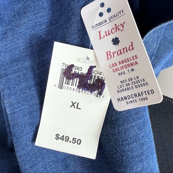 LUCKY BRAND | True Indigo Blue T-Shirt - Picture 9 of 10